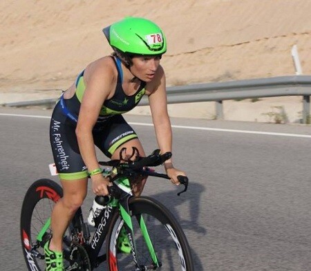 Aida Valiño at the Elche Triathlon