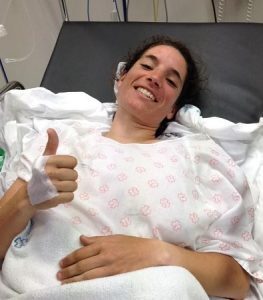 Aida Valiño à l'hôpital