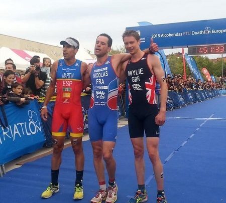 Emilio Martin Plata dans le Championnat d'Europe de Duathlon