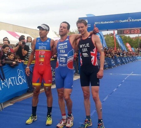 Emilio Martin Plata en el Campeonato de Europa de Duatlón