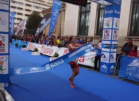 Celicia Santamaría Championne d'Espagne Junior à Soria