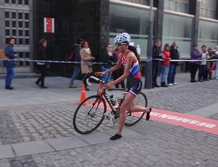 Clauida Luna Campeona de  España de Duatlón 2015 en Soria