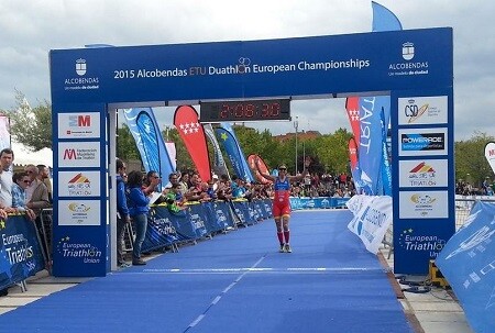 Margarita García 4ª Campeonato Europa Duatlón Alcobendas