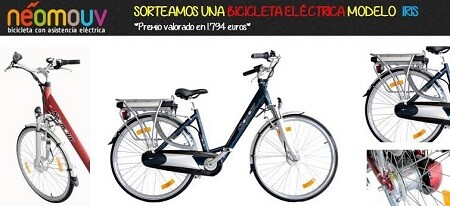 Sorteio de bicicleta elétrica Neomouv