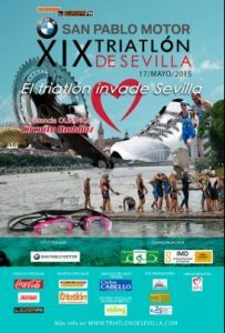 Cartel Triatlón Sevilla 2015