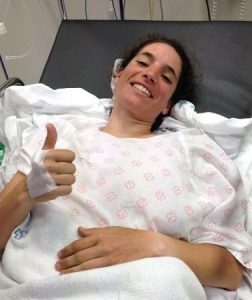 Aida Valió se recupera de su accidente