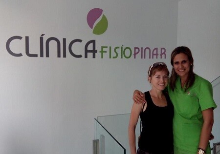 Clinica di fisioterapia Fisiopinar con Marina Damlaicourt