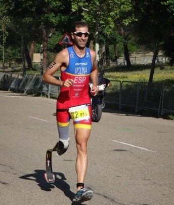 Paratriathlon na Copa da Europa de Madri