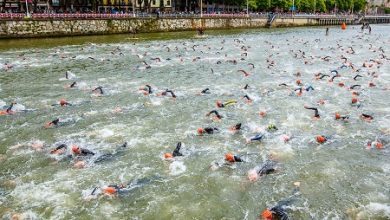 Natación en el Bilbao Triathlon