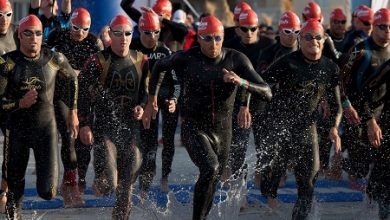 Saída de água Ironman 70.3 Mallorca