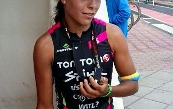 Saleta Castro en el Ironman Lanzarote