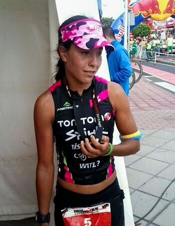 Saleta Castro à l'Ironman de Lanzarote