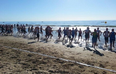 Início do triatlo Copa del Rey 2015