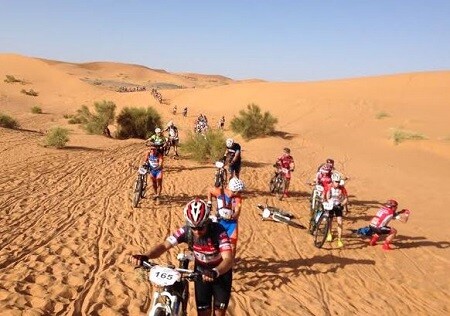 Etape GPS dans le DESERT TITAN