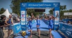 Beliebte Triathlon von Madrid