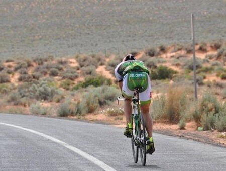 Victor del Corral at ironman 70.3 Utah