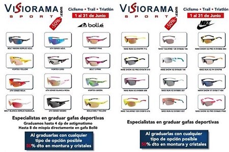 Promoción 50% en gafas graduadas en Visiorama