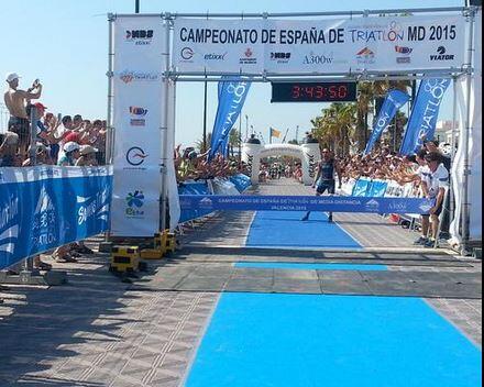 Emilio Aguayo champion of Spain of Triathlon MD