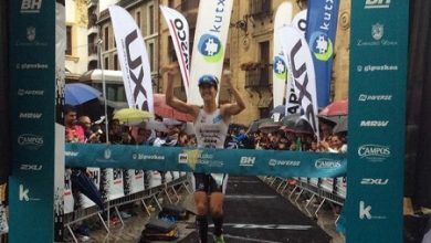 Gurutze Frades vince il triathlon di Zarautz