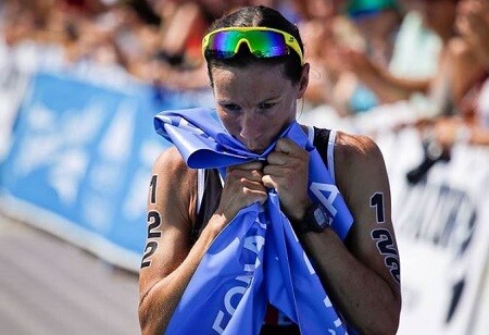 Sara Loehr ganando el Campeonato de España MD