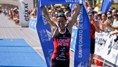 Sara Loehr ganando el Campeonato de España MD