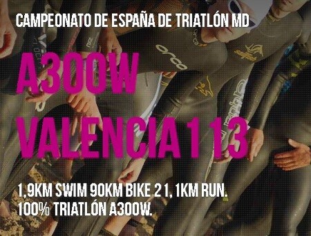 A300w Valencia 113, campeonato de España de Triatlón MD