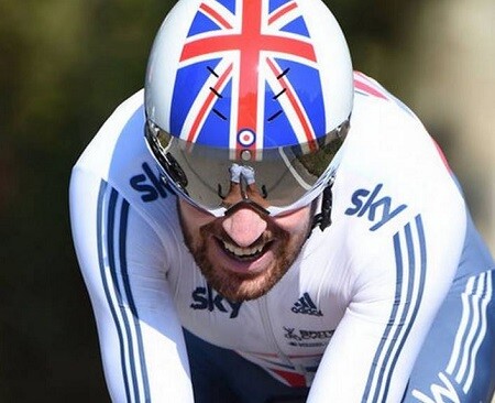 Record of the time of Bradley Wiggins