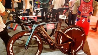Bici de Javier Gómez Noya en el Unibike 2014