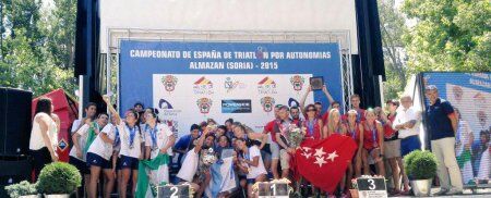 Pódium campeonato España Autonomias Almazán