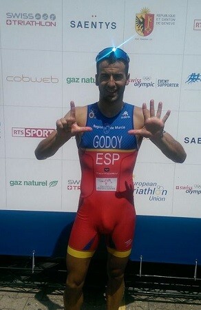 Cesc Godoy seventh in the European Triathlon Championships in Geneva