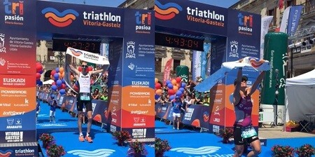 Ganadores del Half Triathlon Vitoria 2015