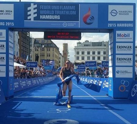 Jorgensen winning at the WTS in Hamburg