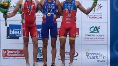 Nan Oliveras en la Copa de Triatlón de Francia