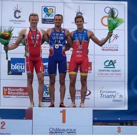 Nan Oliveras en la Copa de Triatlón de Francia