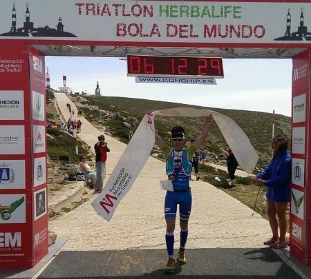 Mikel Oategi winner of the World Long Ball Triathlon