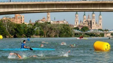 Natación en el Triatlón de Zaragoza
