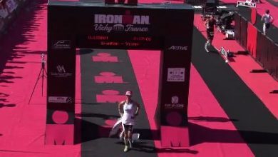 Gurutze Frades en el Ironman de Vichy