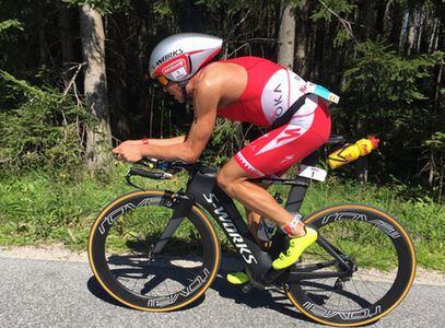 Gomez Noya in the Ironman 70.3 World Championship