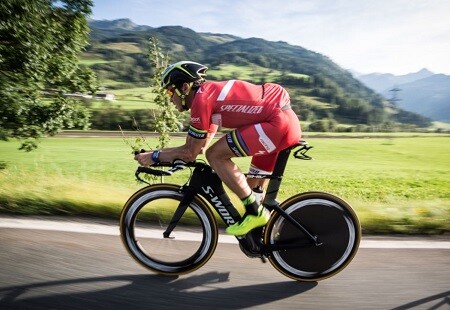 Javier Gómez Noya in his Specialized Shiv