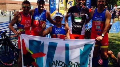 Paratriatletas españoles en el Paratriathlon Event de Detroit
