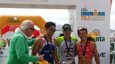 Podium Masculino Ironman 70.3 Lanzarote