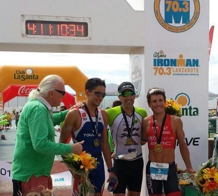 Male Podium Ironman 70.3 Lanzarote