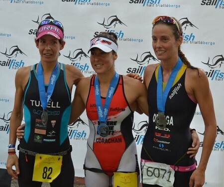 Female podium of the Salfish Berga