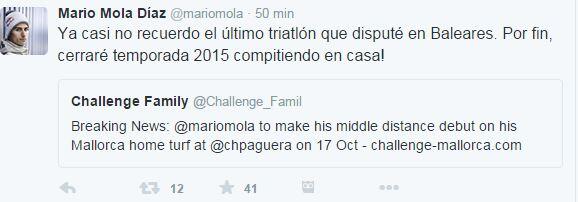 Mario Mola challenge paguera