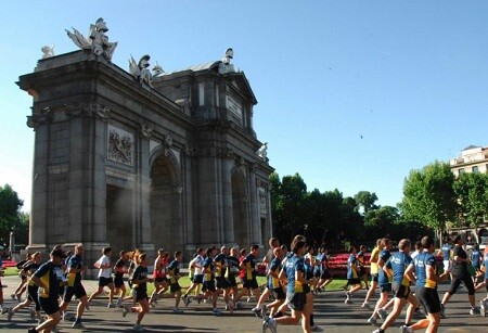 Course populaire à Madrid