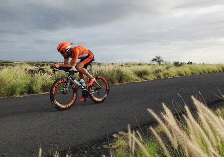 Eneko Llanos en el ironman de Hawaii