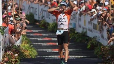 Eneko Llanos en el ironman de Hawaii