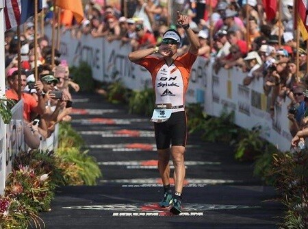 Eneko Llanos en el ironman de Hawaii