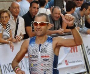 Gorka Bizkarra beim KM0-Triathlon