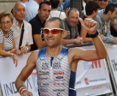 Gorka Bizkarra nel Triathlon KM0